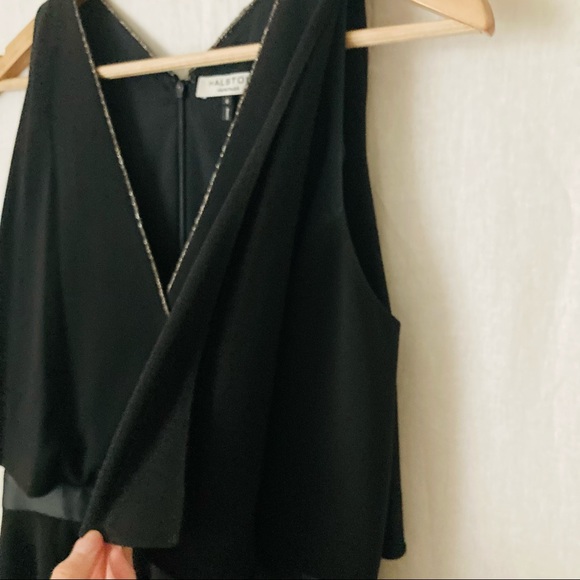 Hailstones Heritage Black Sleeveless Cape Dress - Picture 2 of 10